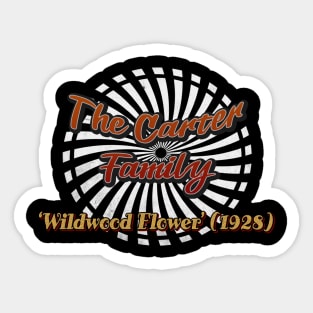 ‘Wildwood Flower’ Art Drawing Sticker